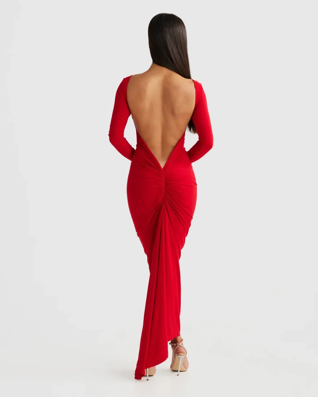 Camila Red Dress for rent on The Volte - main image
