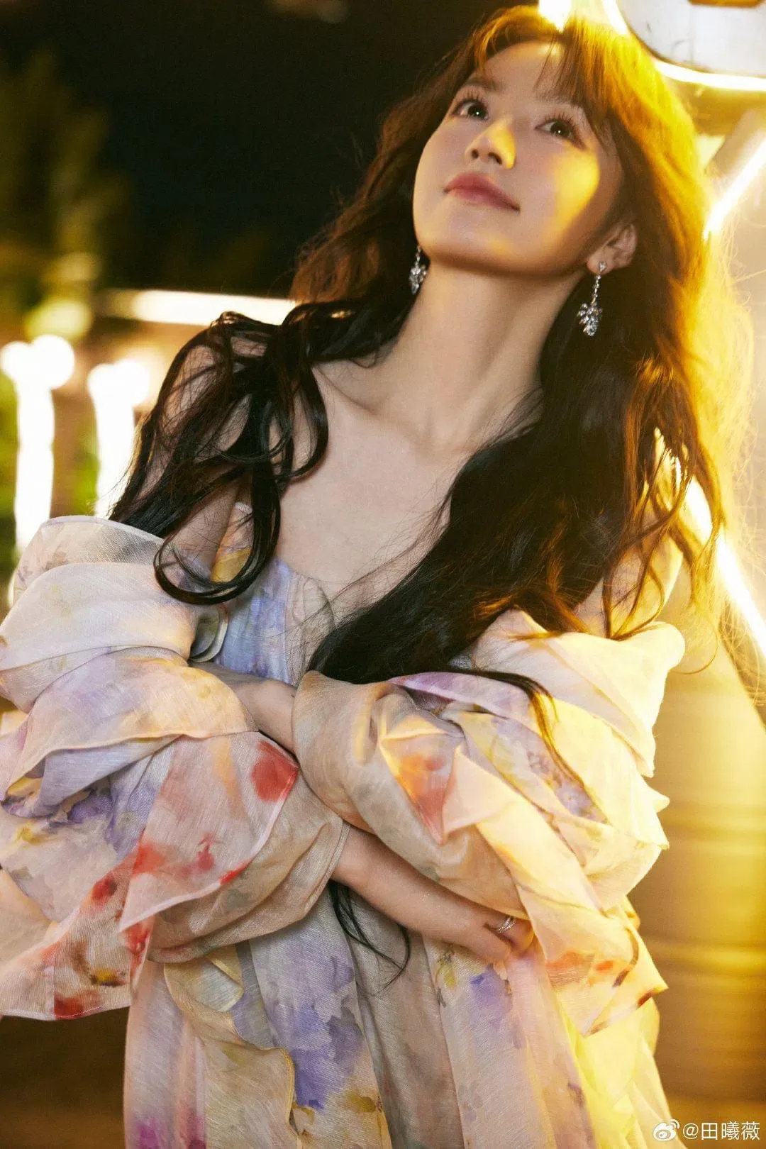 Zimmermann Crush Ruffled Off-the-shoulder Linen-silk Gown In Multi Floral Gown in size 8 for rent on The Volte - main image