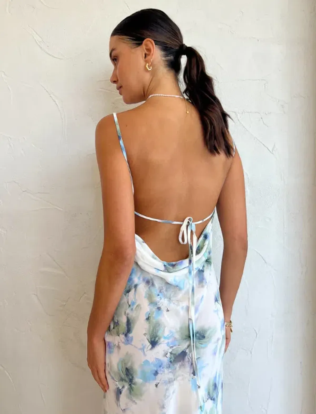 Bec & Bridge Corrine Split Maxi Dress in Watercolour Floral - 12 - Image 5