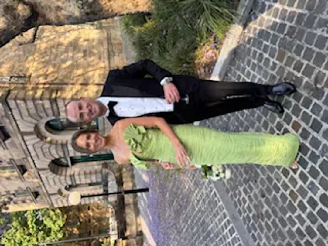 Rachel Gilbert Jensen Gown Pistachio - size 8 for rent on The Volte - main image