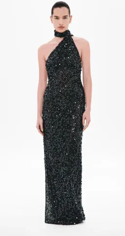 THE NICOLETTE CROCHET SEQUIN DRESS for rent on The Volte - image 1