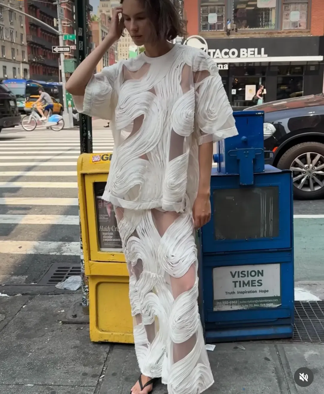 Blanca Delmare Top and Skirt Set Size S (6-10) for rent on The Volte - main image