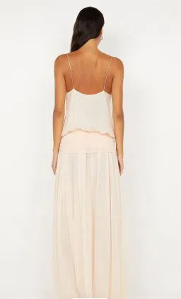 Bec and Bridge Camille Blouson Dress in Peach Size 8 for rent on The Volte - image 2