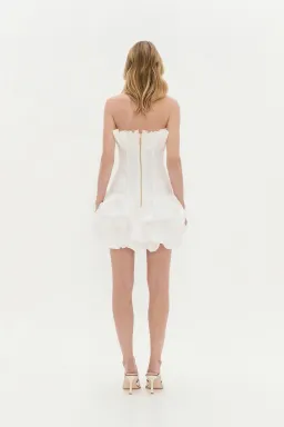 AJE Ivy Bubble Hem Mini Dress | XS 6 for rent on The Volte - image 3