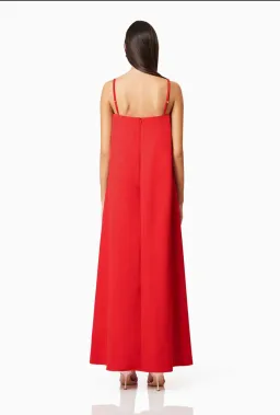 Elliatt Buttercup Embroidered Floral Maxi Dress in Red Size L AU 12 for rent on The Volte - image 3