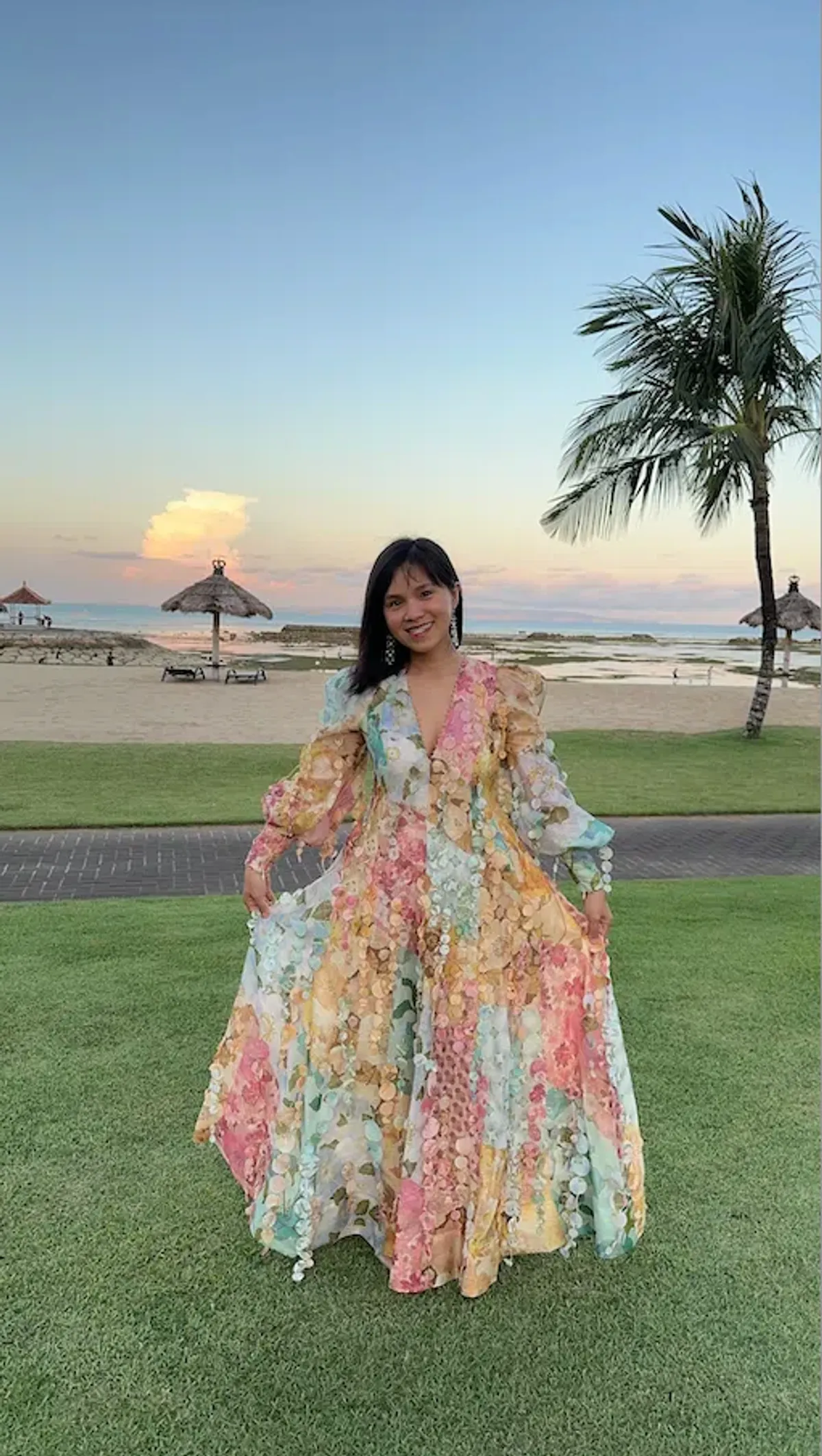 Zimmermann Tempo Patch Rainbow Gown size 6 - Image 6