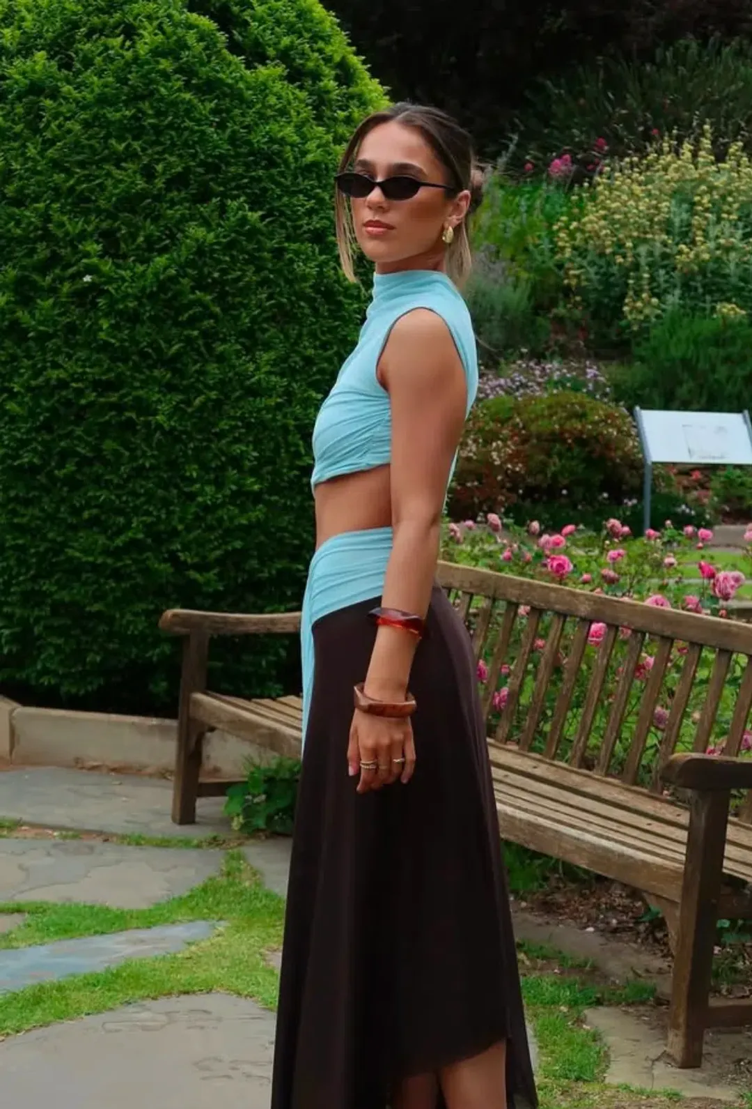 Bec + Bridge Conni Aysm Midi Dress size 8 for rent on The Volte - main image