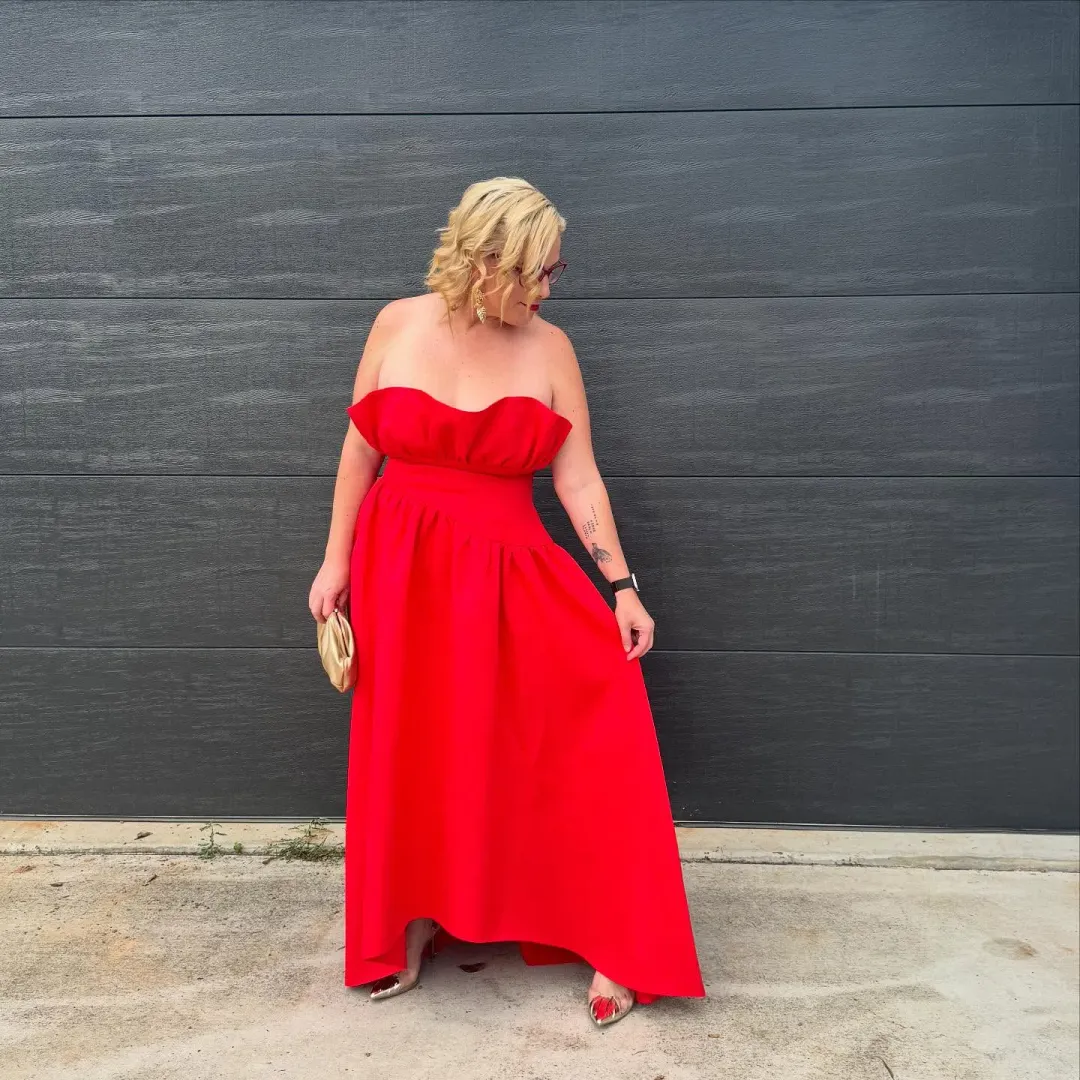 Elliatt Laurel Sleeveless Maxi Dress in Red XL/AU14 for rent on The Volte - main image