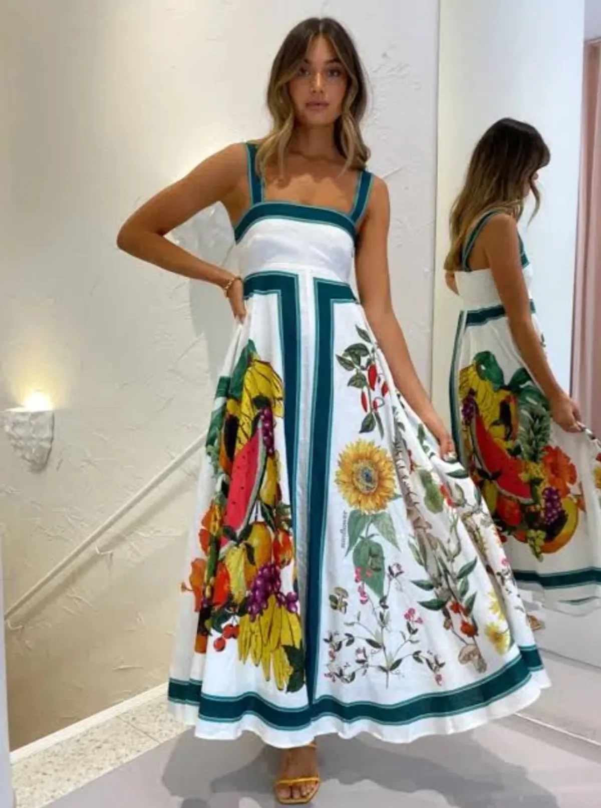 Alemais Fruitta Sundress in Multi Size 6 - Image 1