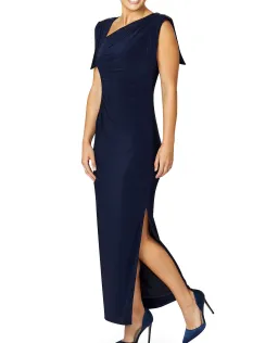 Anthea Crawford HEBE SAPPHIRE JERSEY GOWN for rent on The Volte - image 2