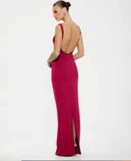 Effie Kats Verona Gown in Raspberry Size S/8 for rent on The Volte - image 2