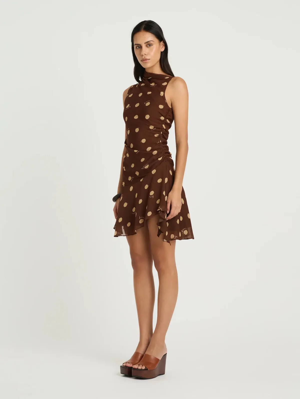 Benni Dario Asym Mini / Brown Polka / Size 12 - Image 3