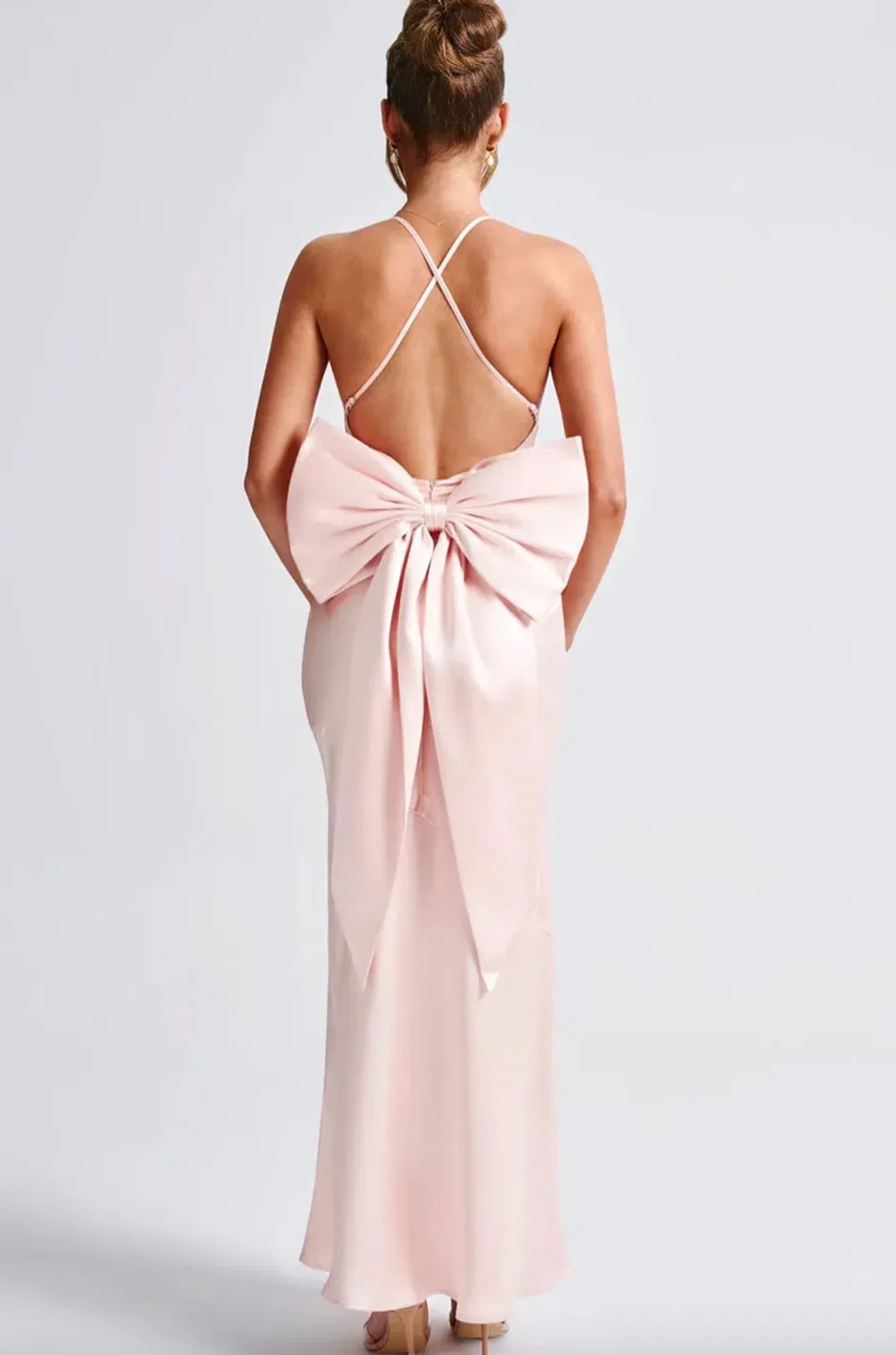 Sarita Maxi Dress Blush for rent on The Volte - main image