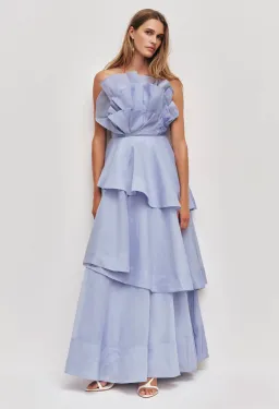 Aje Selestia Gown size 12 Pale Blue for rent on The Volte - image 1