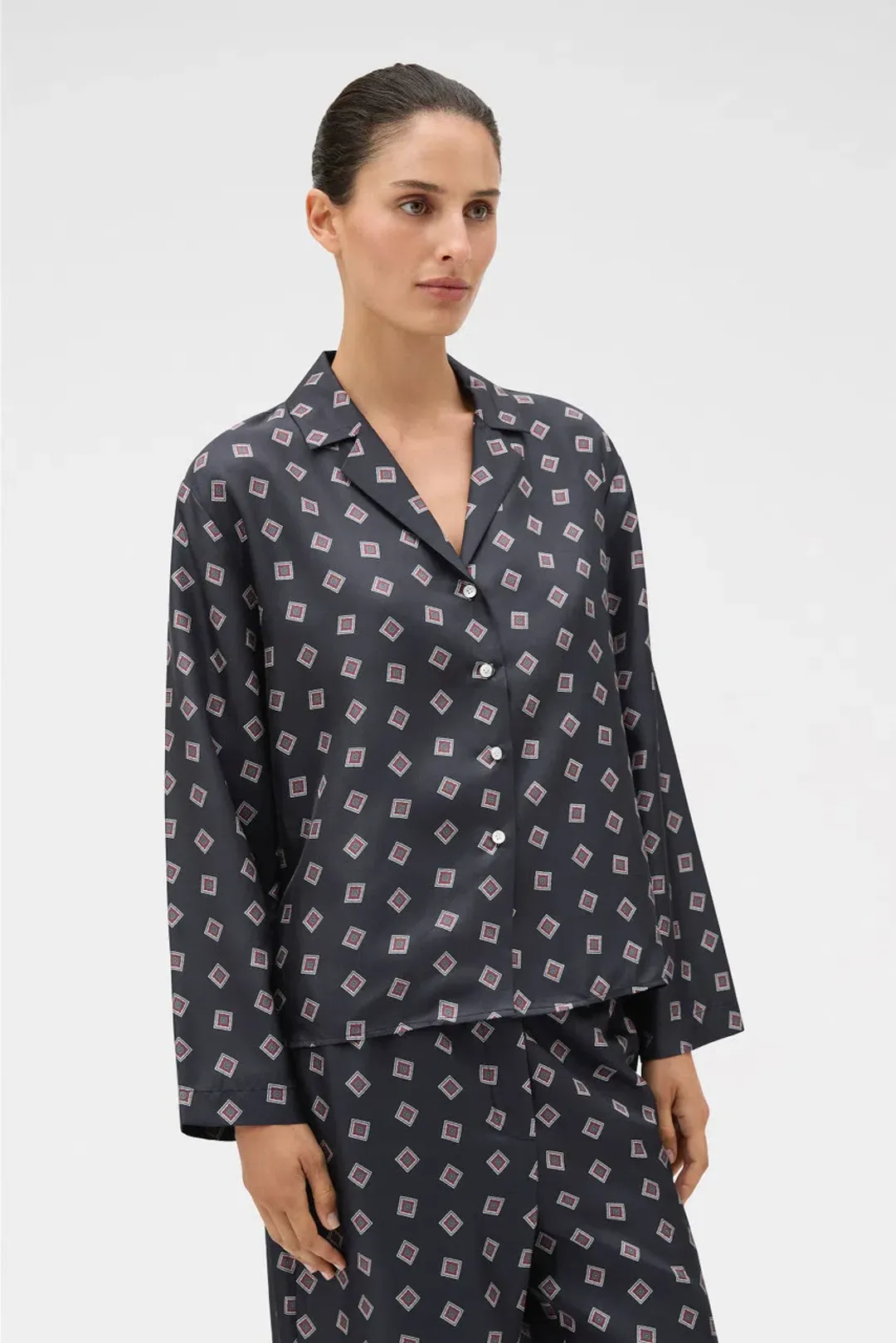 FOULARD LS PRINT CAMP SHIRT for rent on The Volte - main image