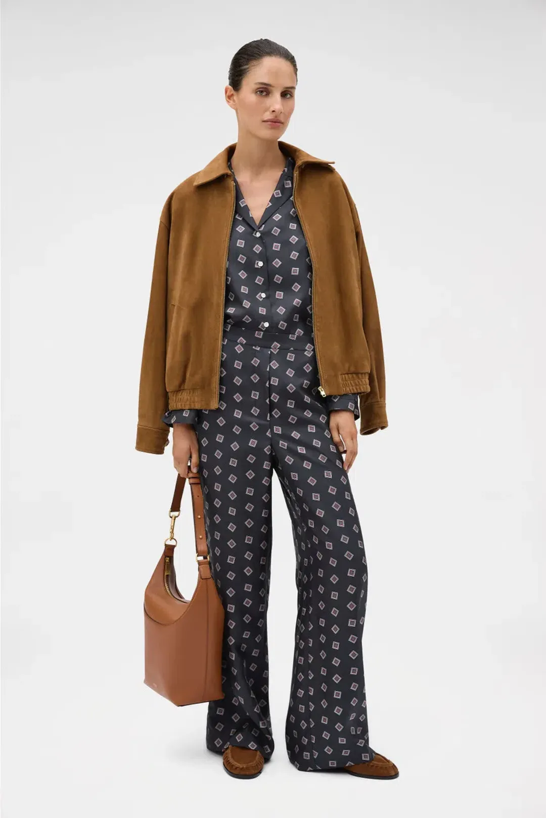 FOULARD LS PRINT CAMP SHIRT for rent on The Volte - main image