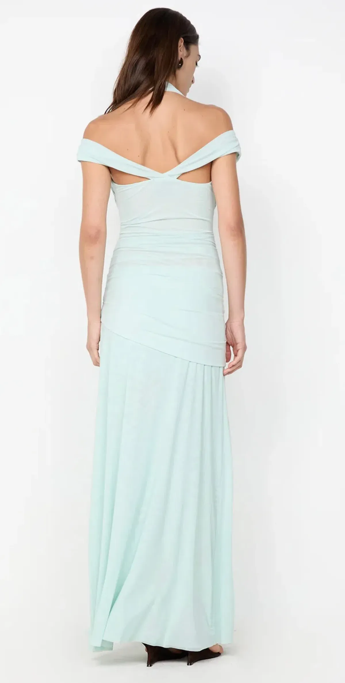 Bec & Bridge Winnie Halter Maxi Dress Spearmint Size 14 - Image 3