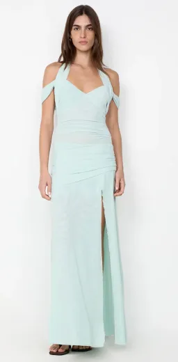 Bec & Bridge Winnie Halter Maxi Dress Spearmint Size 14 for rent on The Volte - image 1