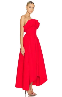 Elliatt Laurel Sleeveless Maxi Dress in Red L/AU 12 for rent on The Volte - image 4