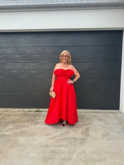 Elliatt Laurel Sleeveless Maxi Dress in Red L/AU 12 for rent on The Volte - image 1