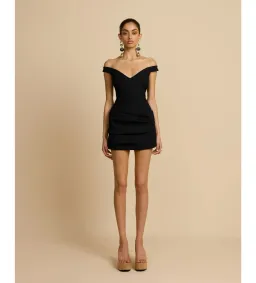 Arcina Ori Avery Mini Dress Black Size S/AU 8 for rent on The Volte - image 1
