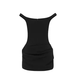 Arcina Ori Avery Mini Dress Black Size S/AU 8 for rent on The Volte - image 5