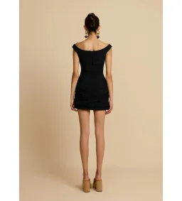 Arcina Ori Avery Mini Dress Black Size S/AU 8 for rent on The Volte - image 3