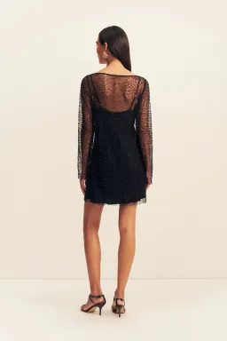 Shona Joy Mona Long Sleeve Mini Dress for rent on The Volte - image 3