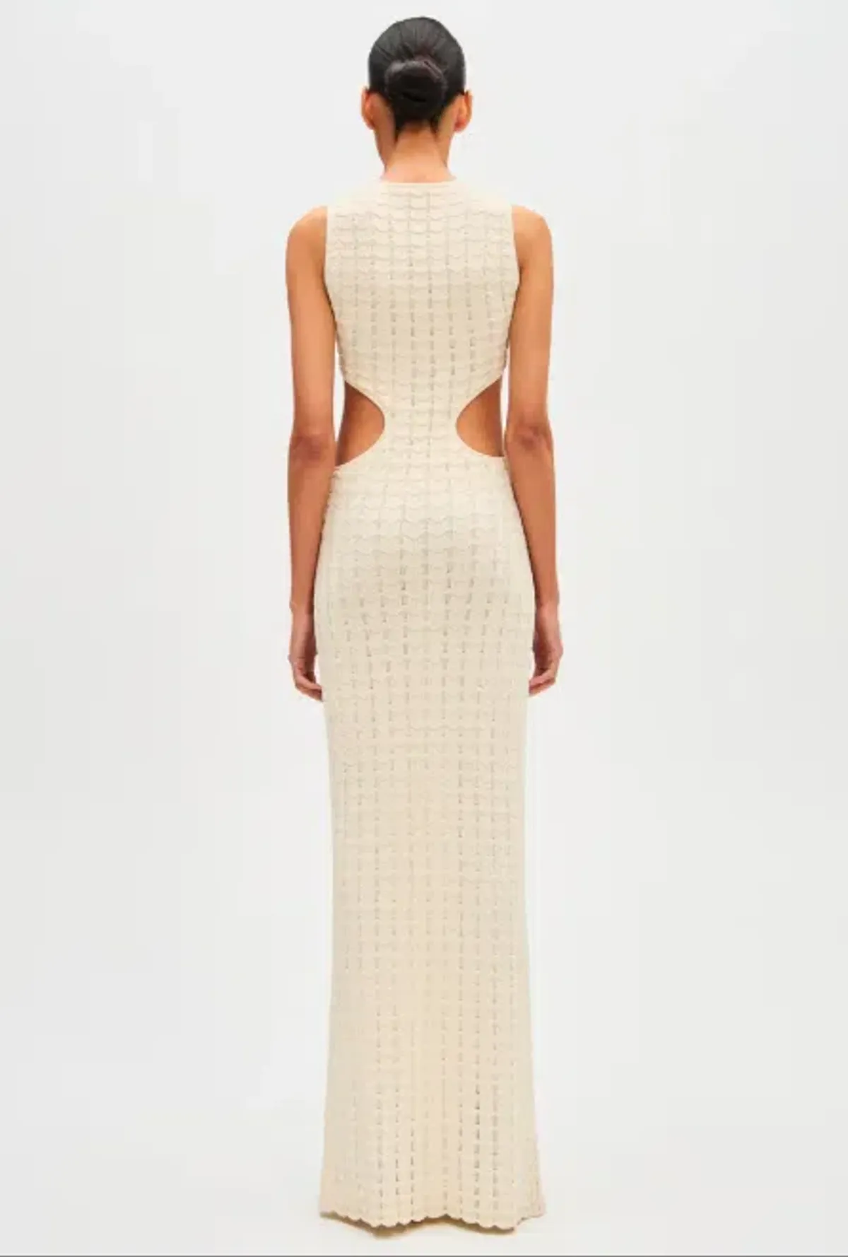 Misha Beige Esther Knit Maxi Dress - M - Image 4