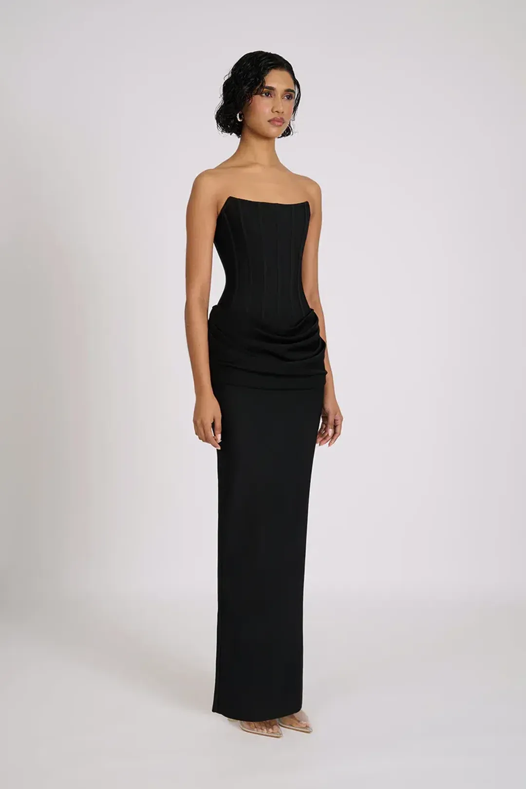 ELIYA THE LABEL | Hilda Gown | Black | Size XL for rent on The Volte - main image