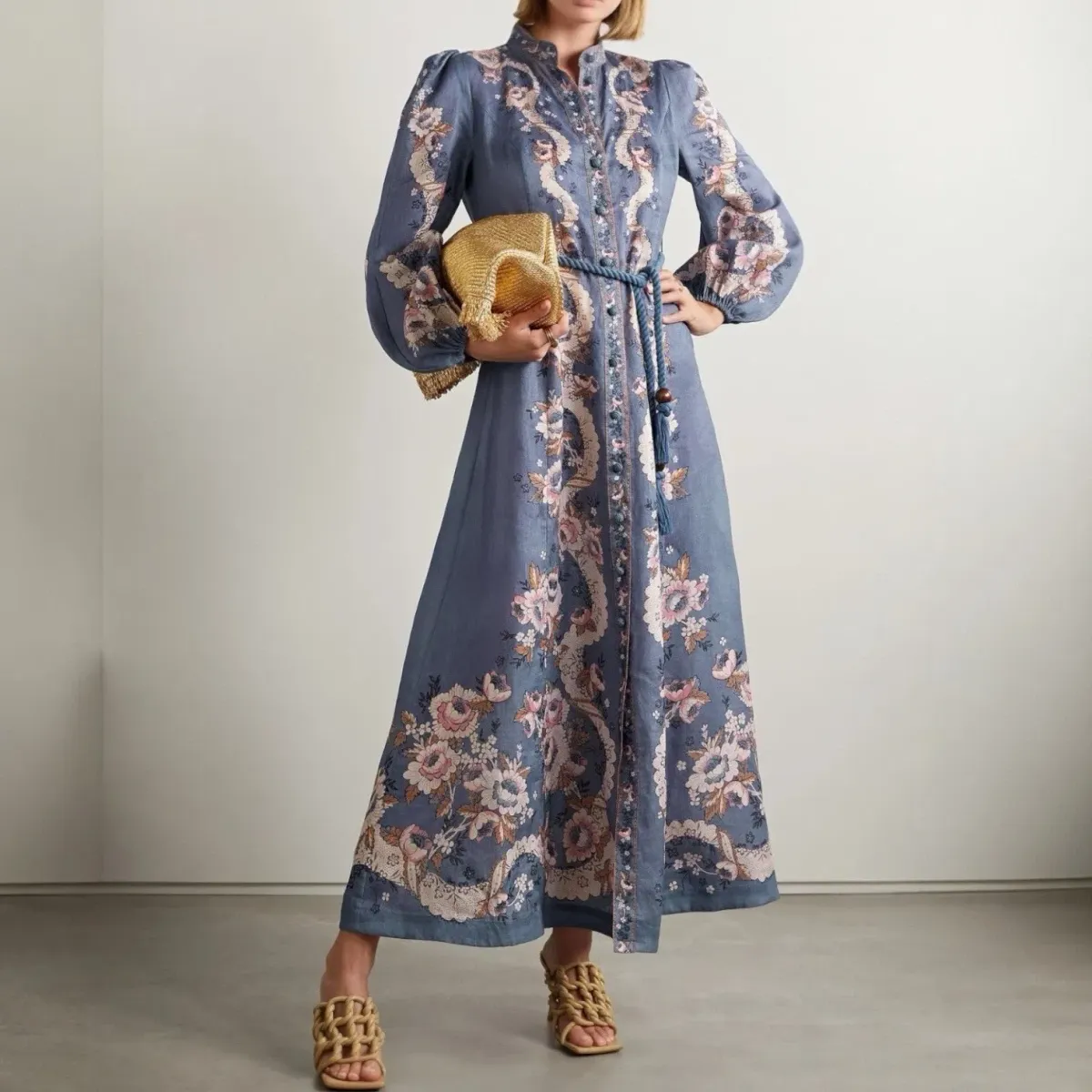 Zimmermann Vitali Billow Long Dress Size 2 / AU 12 - Image 1