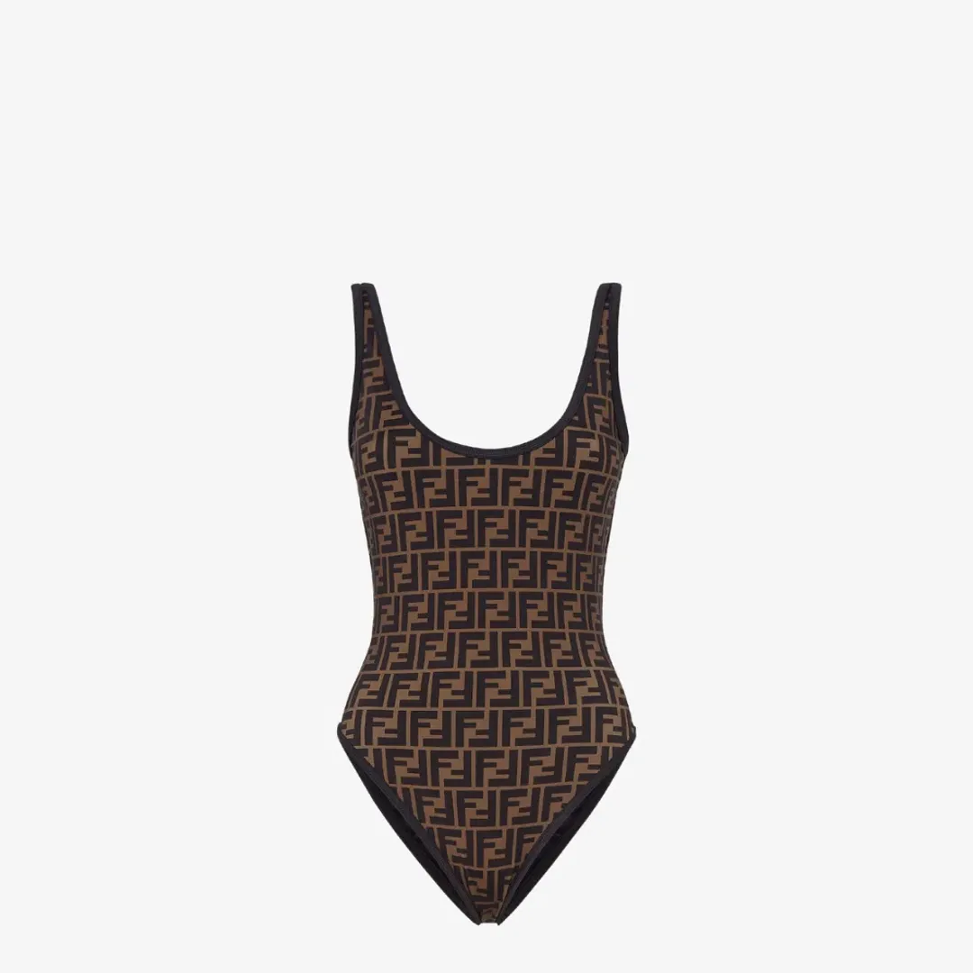 One Piece Swimsuit Brown for rent on The Volte - main image
