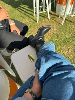 Denim Corset Top And Pant Set for rent on The Volte - image 4