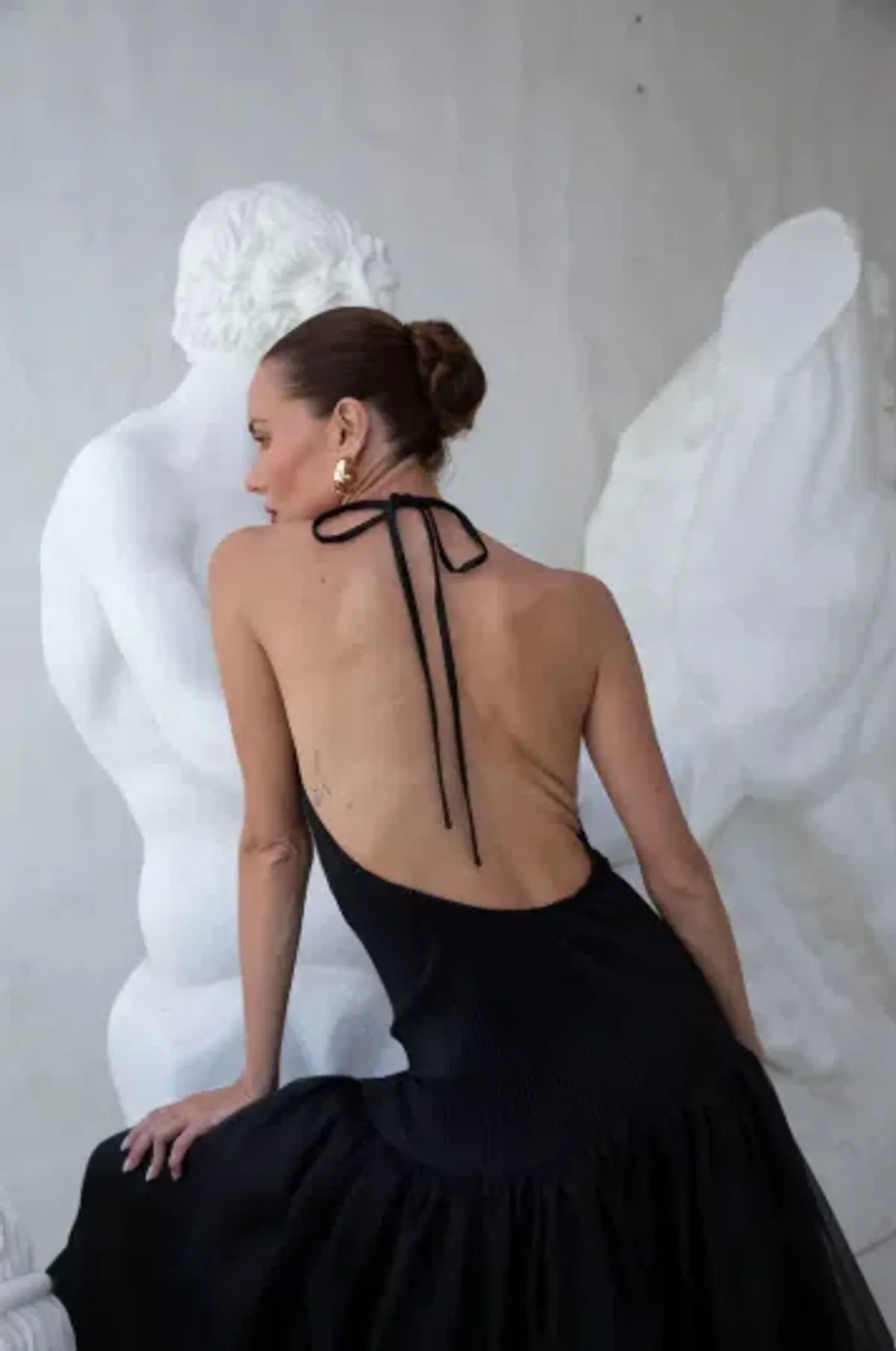 L'IDEE Carrie Dress - Noir (Black) - Image 3