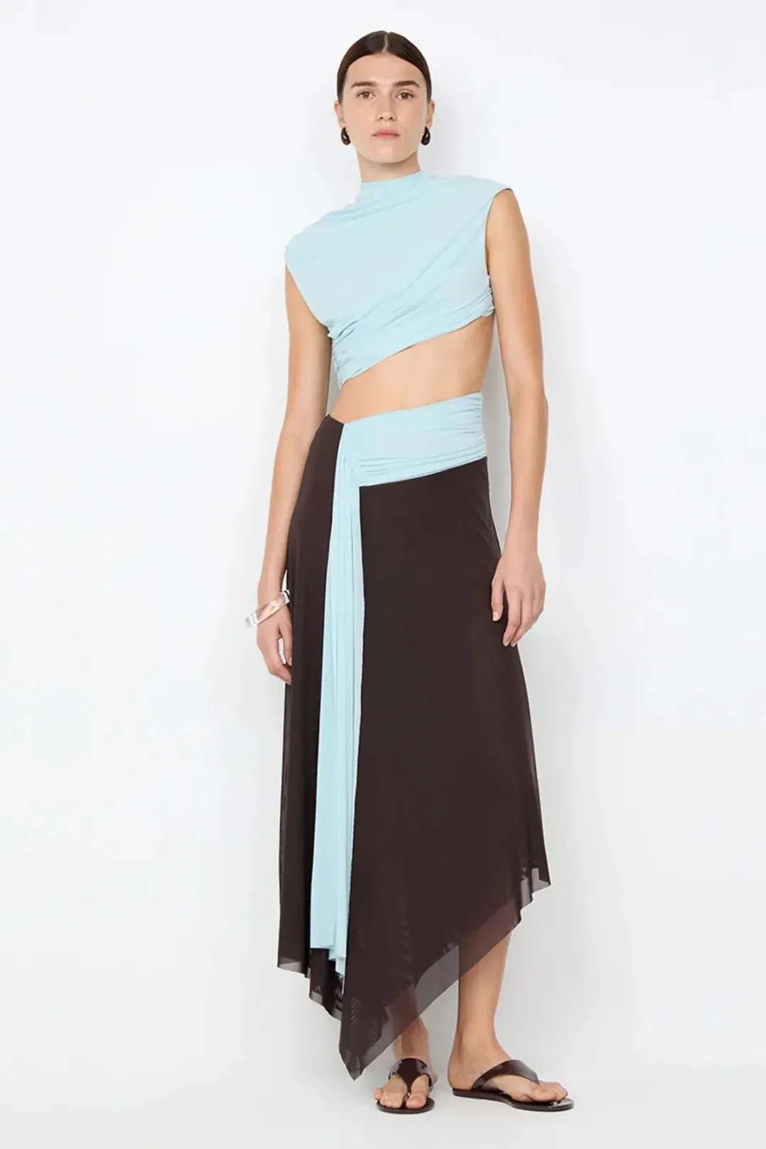 Bec and Bridge Conni Asym Midi Dress Size 8 for rent on The Volte - main image