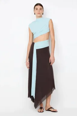 Bec and Bridge Conni Asym Midi Dress Size 8 for rent on The Volte - image 14