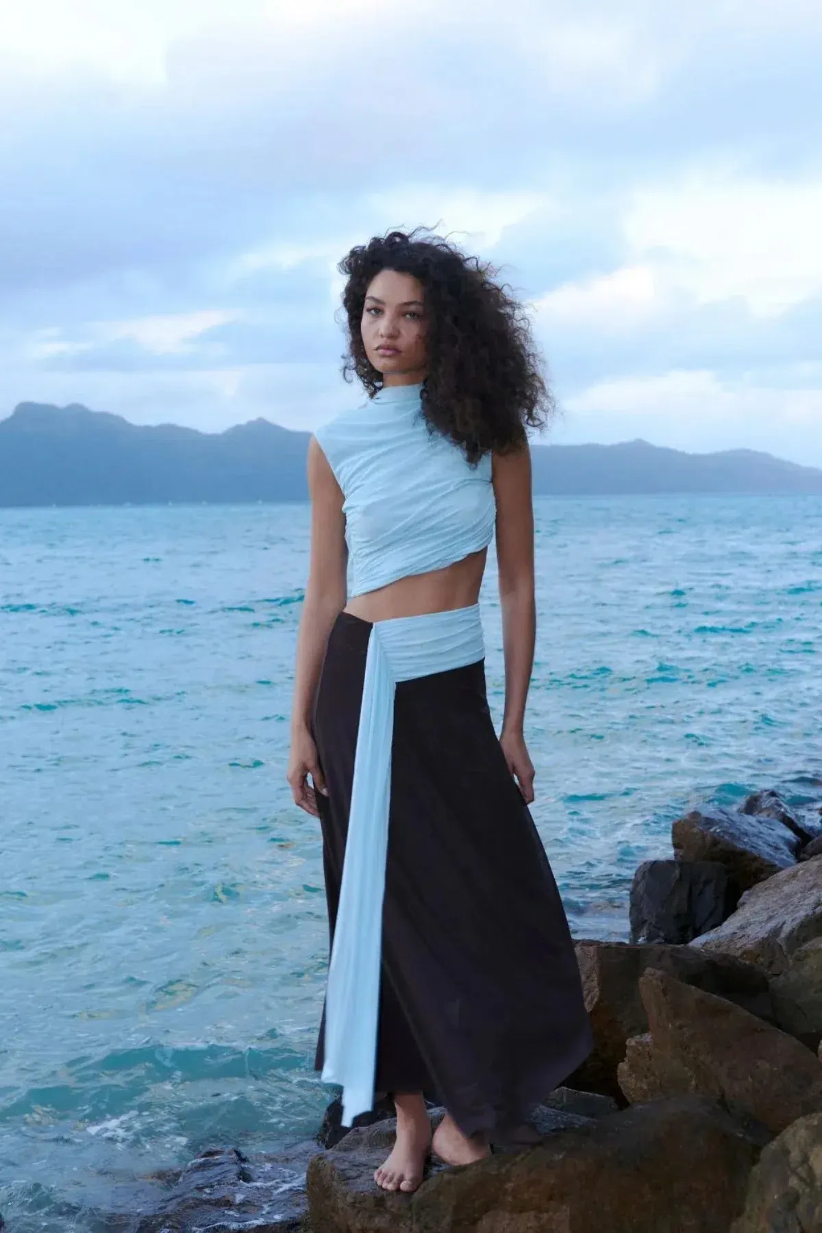 Bec and Bridge Conni Asym Midi Dress Size 8 - Image 13