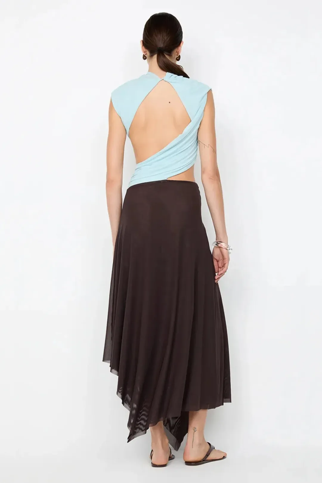 Bec and Bridge Conni Asym Midi Dress Size 8 for rent on The Volte - main image