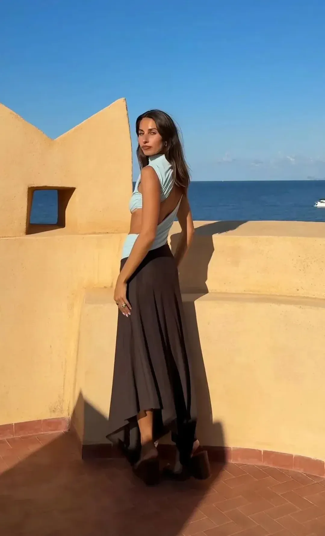 Bec and Bridge Conni Asym Midi Dress Size 8 for rent on The Volte - main image