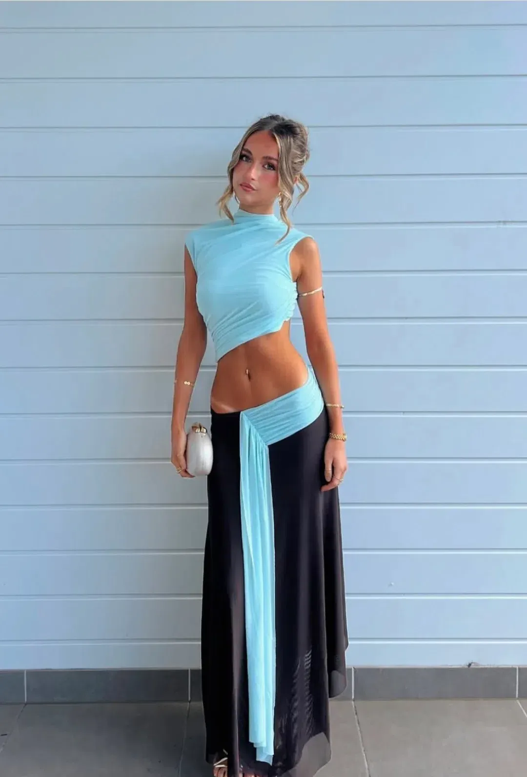 Bec and Bridge Conni Asym Midi Dress Size 8 for rent on The Volte - main image