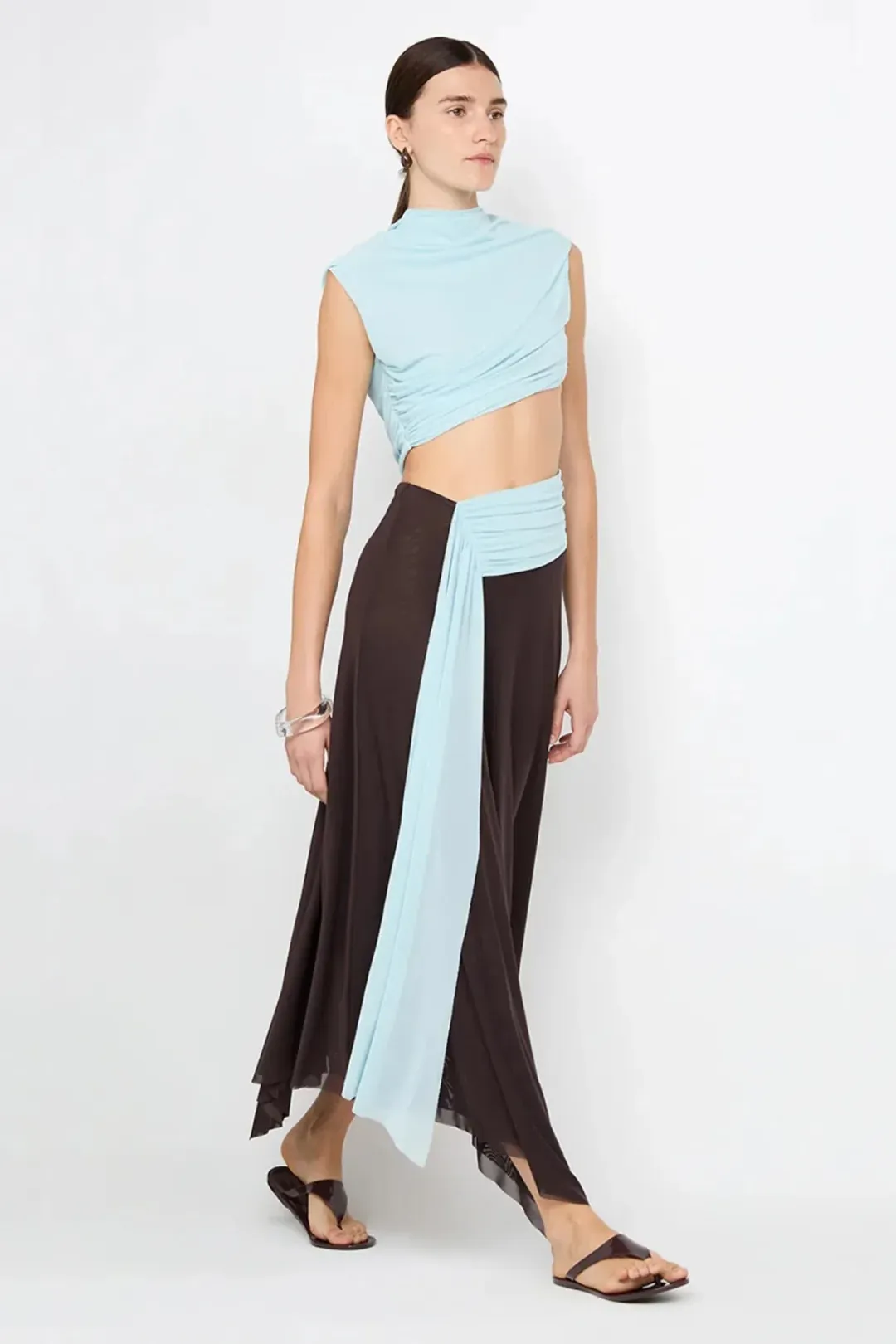 Bec and Bridge Conni Asym Midi Dress Size 8 for rent on The Volte - main image