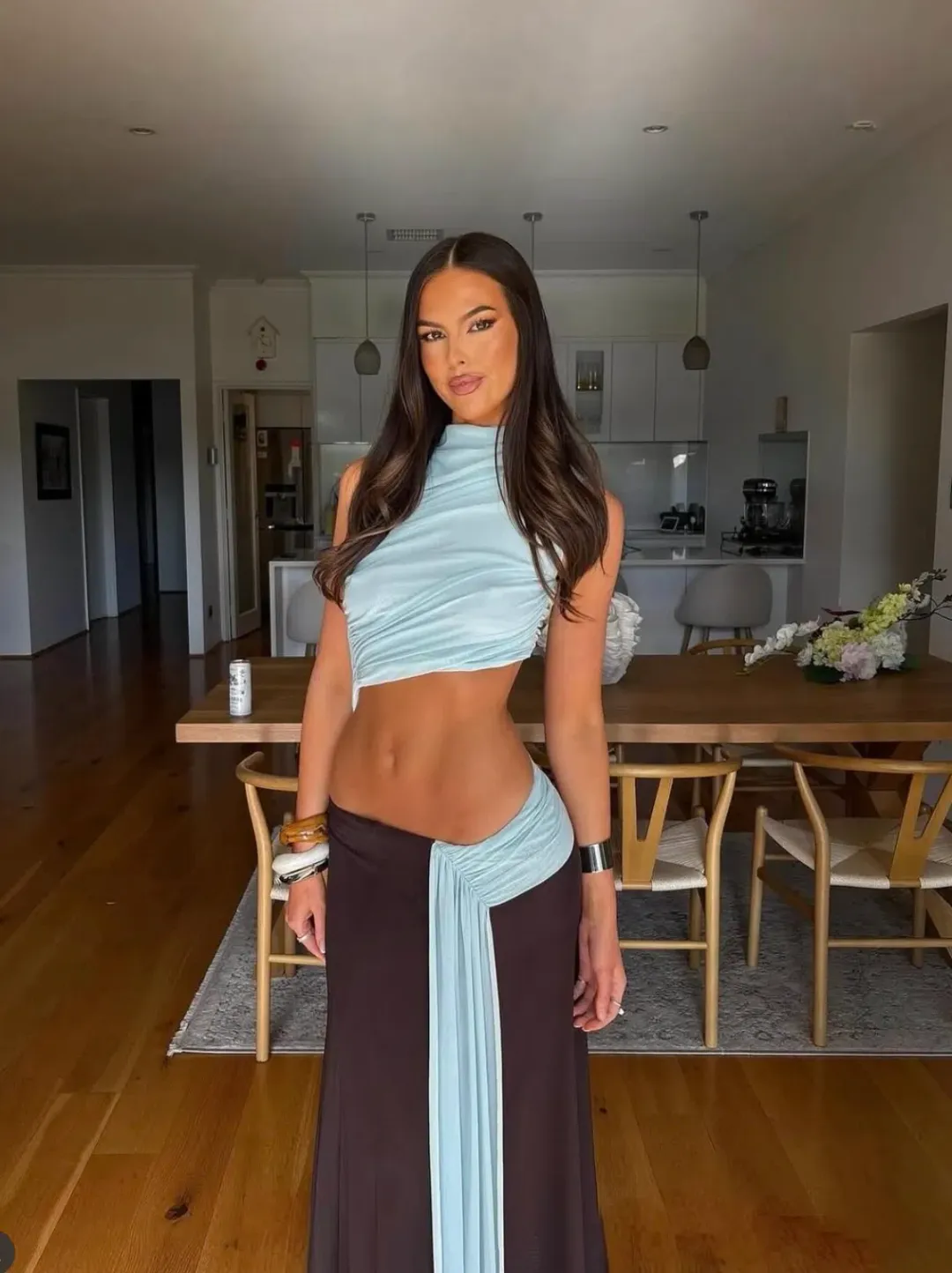 Bec + Bridge Conni Aysm Midi Dress size 12 for rent on The Volte - main image