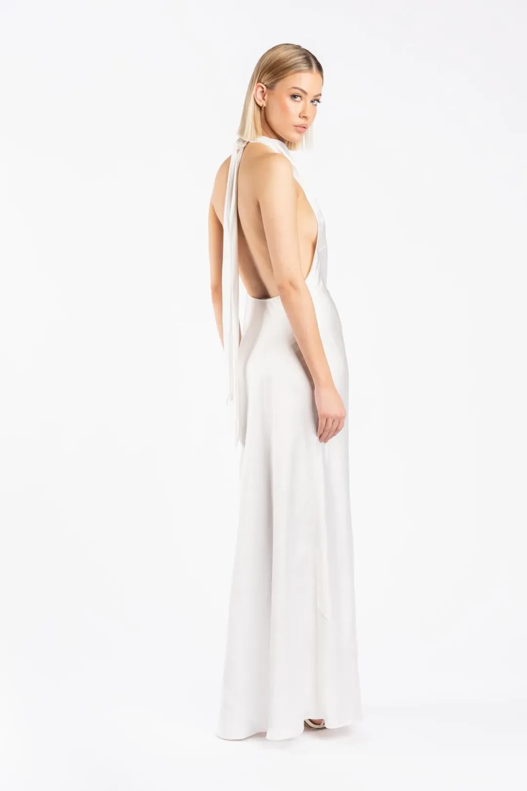 One Fell Swoop Kristina Dress-Angel White Size 10 for rent on The Volte - main image