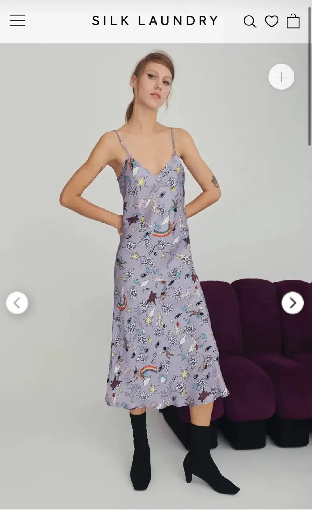 Silk laundry surreal slip for rent on The Volte - main image