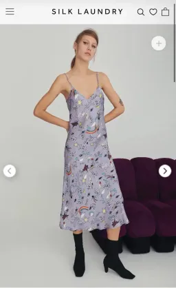 Silk laundry surreal slip for rent on The Volte - image 2