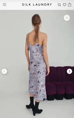 Silk laundry surreal slip for rent on The Volte - image 1