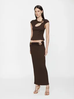 Christopher Esber Mineral Stone Ruched Skirt + Top Set for rent on The Volte - image 4