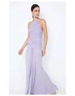 Bec & Bridge Delilah Halter Maxi Dress Wisteria Purple Size 8 for rent on The Volte - image 3