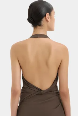 SIR THE LABEL SOL HALTER GOWN for rent on The Volte - image 6