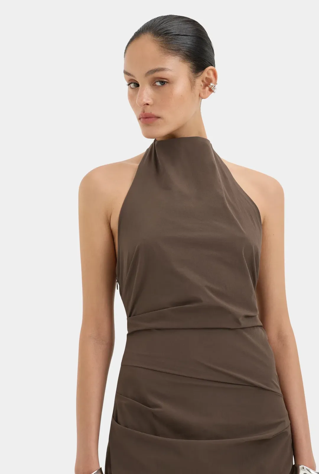 SIR THE LABEL SOL HALTER GOWN for rent on The Volte - main image